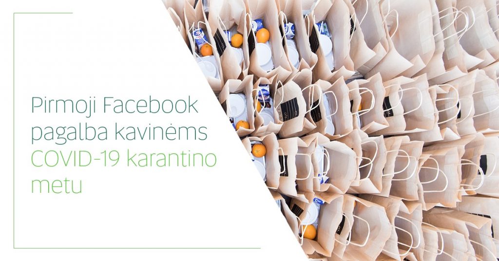 Pirmoji Facebook pagalba kavinėms COVID-19 karantino metu