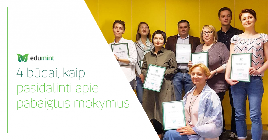 Apsilankėte EduMint mokymuose? Pasidalinkite!