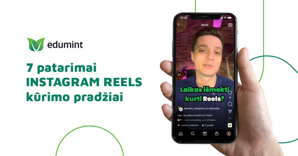 7 patarimai sėkmingiems Instagram Reels'ams